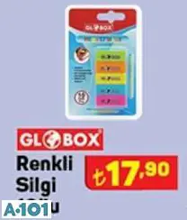 GLOBOX RENKLİ SİLGİ 10'LU